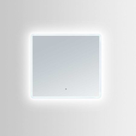 Innoci-Usa Helios 36 in. W x 32 in. H Rectangular Round Corner LED Mirror 63703632